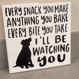 Dog theme canvas wall decor